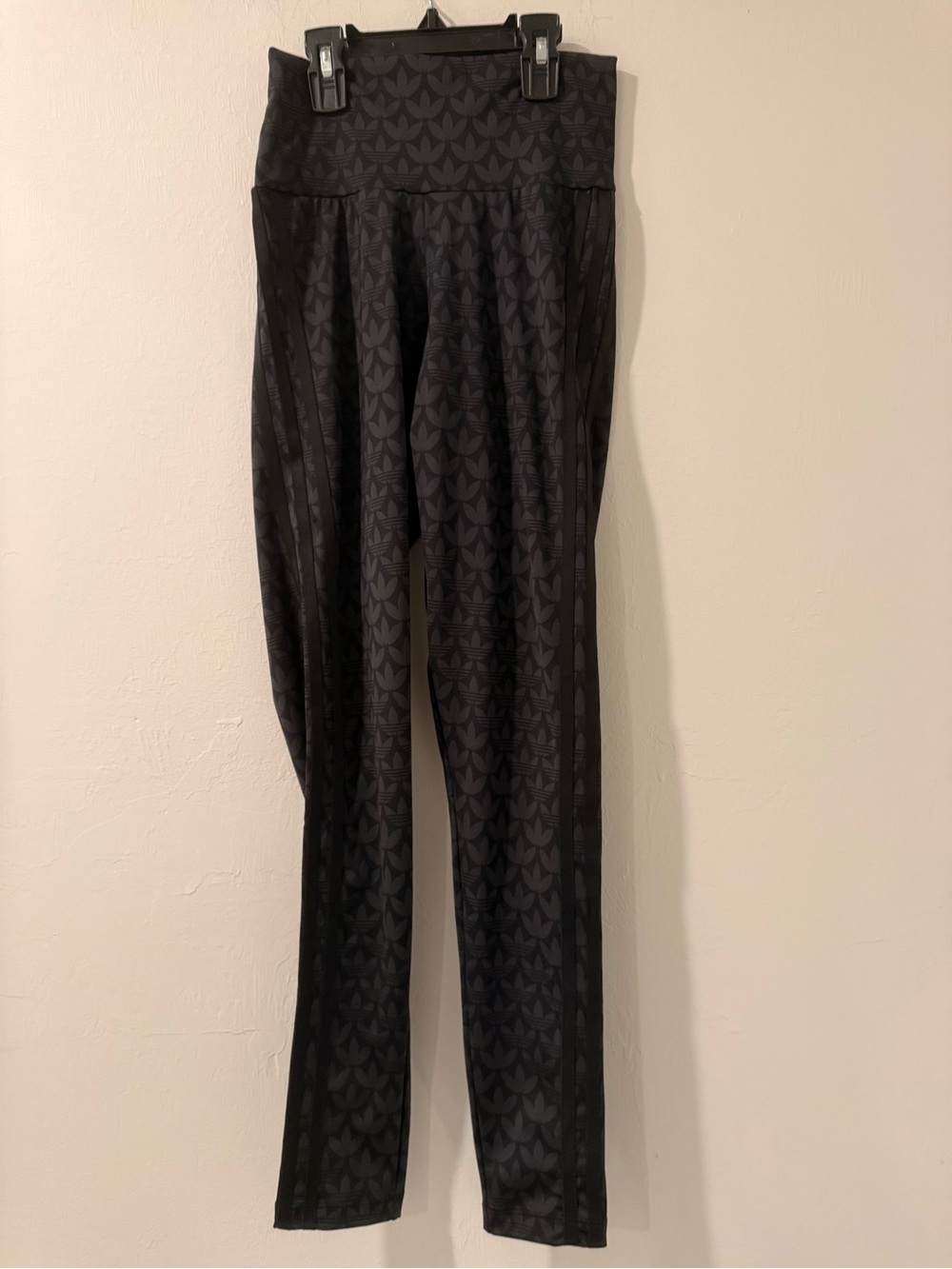 adidas Black Patterned Women's Leggings